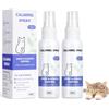 Aomig Tranquillante per Gatti Naturale, 2 * 60ml, Gatto Spray Calmante, Erba Gatta Spray Calmante per Gatti, Spray Tranquillante per Gatti, Spray Calmante per Gatti Relax Tranquillante Allevia Ansia