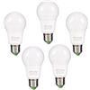 TECNOLUX EURO Lampadina LED, A60, 11 W, E27, luce bianca fredda, 6400 K, 880 lm, 5 pezzi