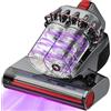 Rsaoty Aspiratore acaro con acari della polvere Battimaterasso,13KPa Aspirapolvere Antiacaro,Aspirapolvere Antiacaro con Luce UV 237.5nm,Rimuove il 99,9%, Riscaldamento a 60 ℃, per Materassi, Letti