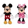 Disney Topolino e Mini Mouse Mini Peluche Imbottito Set 20cm