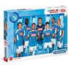 Clementoni - 27137 - Supercolor Puzzle - Napoli 2020-104 Pezzi - Made In Italy - Puzzle Bambini 6 Anni - Puzzle Calcio