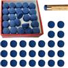Lahviuu Puntali per Stecca da Biliardo,50 PCS Suggerimenti per Stecche da Biliardo,Punte per Bastoncini da Biliardo,Punte di Ricambio,per Stecche da Biliardo,Blu, 10 mm