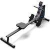Capital Sports Vogatore Magnetico, Vogatore Professionale per Casa Compatto con 16 Livelli di Resistenza, Vogatore per Home Gym e Cardio con Monitor LCD, Vogatore da Camera con Rotelle per la Casa