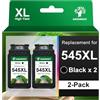 GREENSKY PG-545XL Cartucce Sostituzione per Canon 545 XL Cartuccia per Canon 545 nero per Pixma MG2550 MG2550S TR4550 TS3350 TS3450 TS3150 TR4650 MX495 MX490 TS3351 TS3451 MG2555 TS3151(2 Nero)