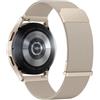 Amzpas Cinturino per Samsung Galaxy Watch 4/5/6/7 40mm 44mm, Cinturino in Acciaio,Metallo Magnete per Samsung Galaxy Watch 5 pro 45mm/ Watch 4/6 Classic 46mm 42mm (Champagne oro)