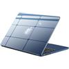 BlueSwan Cover Compatibile con MacBook Air M5 13,6 Pollici M4 M3 M2 2026 2025 2024 2022 A3449 A3240 A3113 A2681con Touch ID, Mac 13 Plastica Custodia Rigida Case - Crystal Mezzanotte Transparent