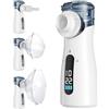 MYPIN Aerosol Portatile per adulti e bambini, Nebulizzatore Ricaricabile con boccaglio e maschera, silenzioso, autopulente, display digitale a LED, timer da 20 minuti, per viaggi e uso domestico