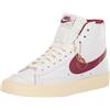 NIKE Blazer Low '77 SE, Sneaker Donna, White/Team Red-Muslin-Mtlc Gold Star, 40 EU