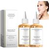 Generico 2PCS Acido Glicolico 7% Tonificante, Toning Resurfacing Solution Glycolic Acid Serum Face Skincare Peeling Solution Hydrating Toner 100 ML (One Size, 2PCS)