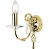 Elstead Lighting Aegean lampada a parete, E14 1 luci, AG1-POL-BRASS, Aegean [Lampade per Interni > Lampade a Parete]