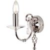 Elstead Lighting Aegean lampada a parete, E14 1 luci, AG1-POL-NICKEL, Aegean [Lampade per Interni > Lampade a Parete]
