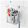TAILI Supporto per Spazzolino da Denti a Ventosa, Porta Spazzolini da Doccia in Acciaio Inox Argento Anti-sudorazione, Organizzatore Rimovibile senza Trapano per Rasoio, Bagno, Dentifricio, Cucina