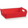 Publilancio srl LINO ROSSO CESTO VASSOIO carta 22x16x5 cm