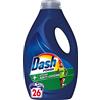 Dash + Tecnologia Anti-Odore Detersivo Lavatrice Liquido 1.3L, 26 Lavaggi