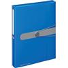 Herlitz Scatola portadocumenti formato A4 PP con etichetta posteriore, larghezza dorso 4 cm