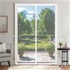JIANJIAO Zanzariera Magnetica per Porte 105x210cm, Zanzariera Porta Tenda Chiusura Automatica Traspirante Zanzariere Anti Zanzare Insetti, per Porta Finestra Balcone Soggiorno,Bianco