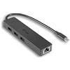 i-tec C31GL3SLIM perno e concentratore USB 3.0 (3.1 Gen 1) Type-C 5000 Mbit/s Nero