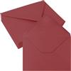 JAGERGREEN 50 Pezzi Busta da Lettera Rosso B6 137 x 194 mm, 150 g/m²
