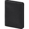 STILORD 'Ledo' Portafoglio Carte Pelle Mini Portatessere Uomo Tascabile Portafoglio Piccolo Donna Piccolo Porta Tessere Cuoio Porta Carte di Credito Portamonete RFID, Colore:nero