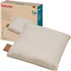Beurer MG 139 - Cuscino massaggiante a batteria con funzione di calore,senza fili Shiatsu,calore commutabile,realizzato in materiale riciclato,lavabile in lavatrice,spegnimento automatico, 40 x 40 cm