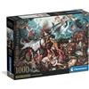 Clementoni - Puzzle 1000 Pezzi Arte per Adulti e Ragazzi, Museum Collection, Tema Caduta degli Angeli Ribelli di Bruegel, Compact Box, Poster Incluso, Idea Regalo Made in Italy, 70x50 cm, 39972