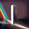Vientiane Prisma Triangolare,Vetro Ottico Cristallino,Triplo Rifrattore Triangolare a Prismi per Fisica Che Insegna Spettro