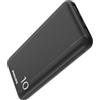 PHILIPS Powerbank da 10000 mAh con porte di ingresso USB A e USB-C doppie, nero