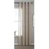Gardinenbox Tenda semitrasparente con occhielli, 245 x 145 cm (altezza x larghezza), colore tortora, motivo a catena, traslucido, struttura elegante 202450