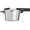 Fissler Vitaquick, Pentola A Pressione in Acciaio Inox per Cottura A Vapore, Capienza 4.5 L, Diametro 22 cm, 2 Livelli di Cottura, Accessorio Incluso, Fabbricato in Germania, Compatibile Induzione