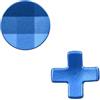Peixiong 2 Pcs Metal D-Pads Set for Xbox Elite Series 2 Controller for Xbox Elite 2 Core Controller, Replacement Parts Directional Pad Button Kits for Xbox One Elite Series 2 Controller (Blue)