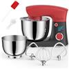 Facelle Impastatrice Planetaria Offerta 1500W, Facelle 5,5L & 4,5L Robot da Cucina Multifunzione, 10+P Impastatrice a Spirale Professionale con Gancio per Impastare, Frusta Piatta, Frusta, Bassa Rumorosità