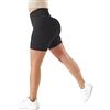 Tofox Pantaloncini Sportivi da Donna a Vita Alta Push Up Butt Scrunch Fitness Elastici Collant Leggins Palestra Jogging Allenamento Yoga