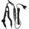 Flylin Pinza termica professionale per capelli Iron, 100-240 V, strumento di estensione dei capelli per capelli