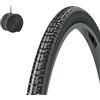 DSI COPERTONE 700 x 35 +CAMERA PNEUMATICO NERO X CITY BIKE TREKKING 28 x 1.35 28 x 1 5/8 x 1 3/8 (37-622)