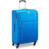 RONCATO SPEED valiagia trolley grande 78 cm, Espandibile con zip, con sistema di chiusura TSA - Bluette