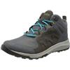 Keen Explore Mid, Imperméable, Scarpe da Arrampicata Alta Donna, Nero (Steel Grey/Bright Turquoise 003), 40