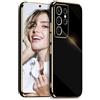 POUHYE Cover per Samsung Galaxy S21 Ultra / S30 Ultra Custodia Originale, Sottile Morbido Silicone Cover con Protezione Fotocamera, TPU Antiurto Protezione Case per Samsung S21 Ultra / S30 Ultra Nero