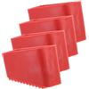 Garneck 4 piedini in gomma di ricambio per scale - Piedini antiscivolo per scaletta e scala in legno - Ideale per piedini 40 x 20 - Protegge il pavimento e garantisce stabilità