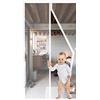 JIANJIAO Zanzariera Magnetica per Porte 90x220cm, Zanzariera Porta Tenda Chiusura Automatica Traspirante Zanzariere Anti Zanzare Insetti, per Porta Finestra Balcone Soggiorno,Bianco