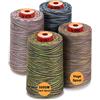 New brothread - 28 Opzioni - 4 Grandi Bobina di 5000M per tutti gli usi Filo da Cucito in Poliestere 40S/2 (Tex27) per Cucito, Quilting, Patchwork, Serger e Overlock - Variegated Colours