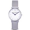 Ally Denovo New Vintage Mini Mesh Orologio da donna con cinturino in maglia milanese, analogico, in acciaio inox AS5005.1, argento, Bracciale