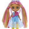 Barbie Extra Mini Mini Doll - Pigtails w/ Pink Streak