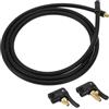 INFINAUTO Tubo di prolunga per gonfiatore pneumatici 62,99 pollici 7,8 mm ID per auto moto bicicletta Pompa d'aria Estendi adattatore tubo valvola pneumatici con valvola d'aria
