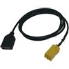 GLOBALHUT Cavo adattatore audio USB per auto per Fiat, cavo AUX USB a 6 pin femmina, installazione rapida e facile da usare