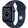 Apple Watch Series 6 (2020) GPS + Cellular 40 mm - Alluminio Blu - Cinturino Sport Blu, good