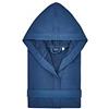 Vingi Accappatoio Uomo Donna in Micro Spugna Leggera di Cotone SALVASPAZIO (Blu, XL/XXL)