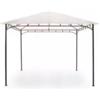 Gazebo da esterno rodi in ferro e poliestere colore sabbia, 300x300x255 cm