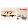Marklin 5843 Marklin scala1 Carro merci Sarotti lunghezza 350 mm. assali in metallo