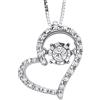 Bliss Collana Bliss Donna Moving Light in Oro bianco Diamante 20069845 Moving Light