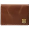 Fossil Hayes Portafoglio in pelle o poliestere da uomo, 10.16 cm L x 1.27 cm W x 7.62 cm H, Marrone chiaro